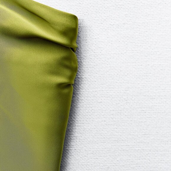 ZARA - Satin Effect Asymmetric Dress - Picture 6 of 6